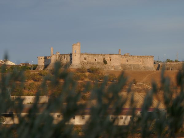 Chinchón Castle, Castillo de los Condes, lies on a hill next to the town of Chinchón, in the province of Madrid in Spain.